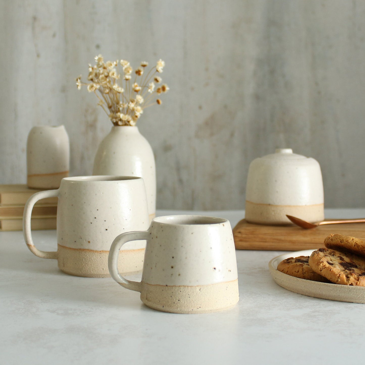 Ceramic Espresso Mugs, Pastel Mini Mugs