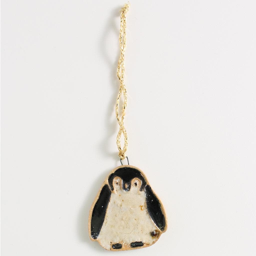 Handmade Ceramic Christmas Decorations – Penguin, Robin & Snowman