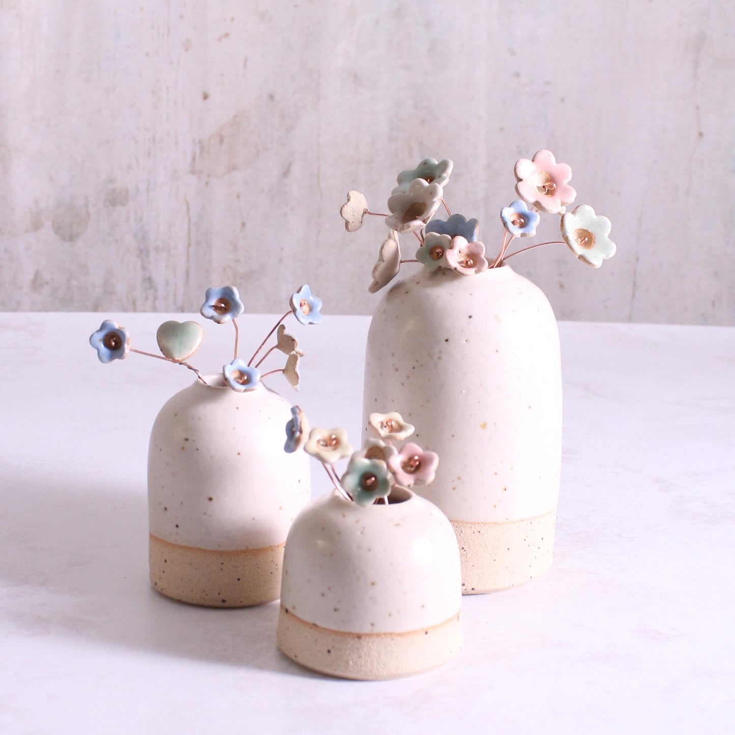 Original and Mini Ceramic Flower Bud Stems