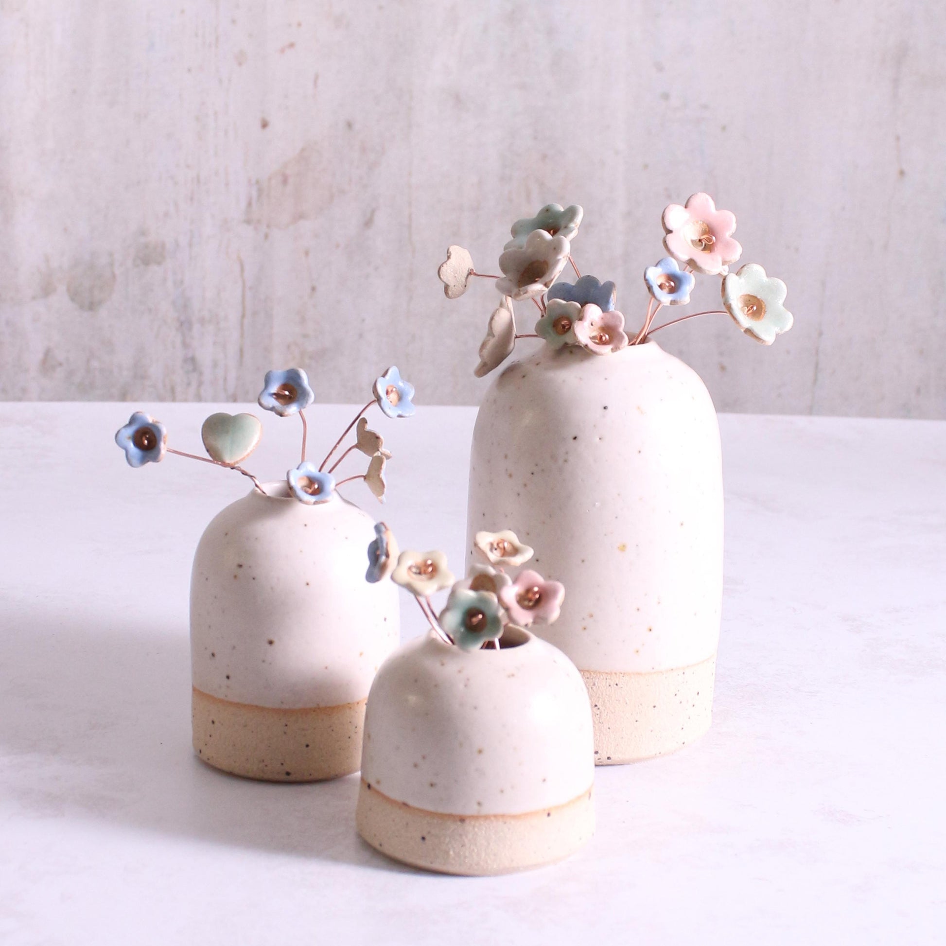 Original and Mini Ceramic Flower Bud Stems