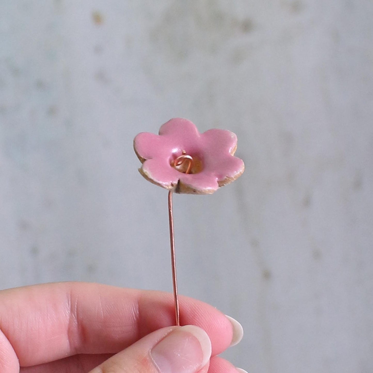 Limited Edition Fuchsia Ceramic Flower Stems