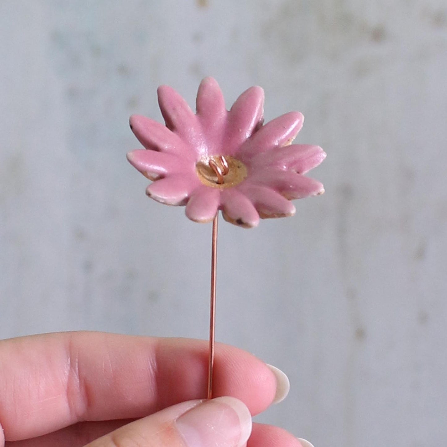 Limited Edition Fuchsia Ceramic Flower Stems